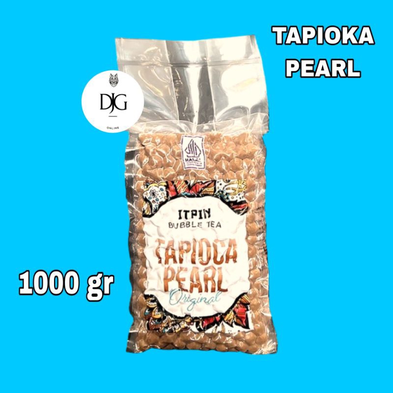 Jual Tapioca Pearl Black ITPIN Kemasan 1kg Shopee Indonesia