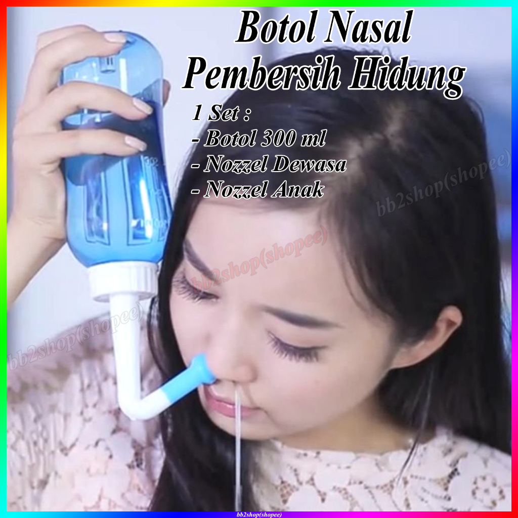 Jual Alat Pembersih Hidung Botol Cuci Nasal Nose Spray Rinse Bottle