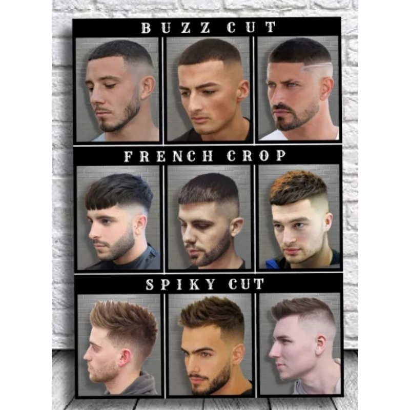 Jual POSTER MODEL RAMBUT TERBARU FRENCH CROP | Shopee Indonesia