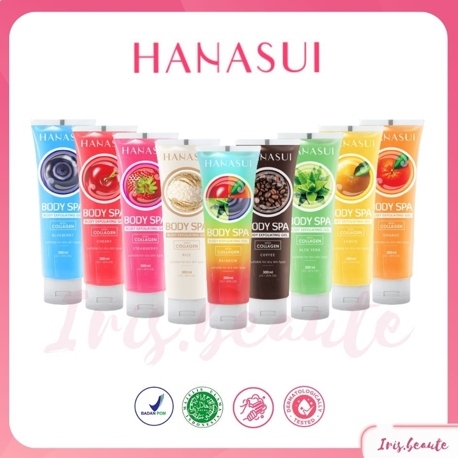 Jual HANASUI Hanasui Body Spa Exfoliating Gel with Collagen / Scrub Tubuh / Peeling Badan