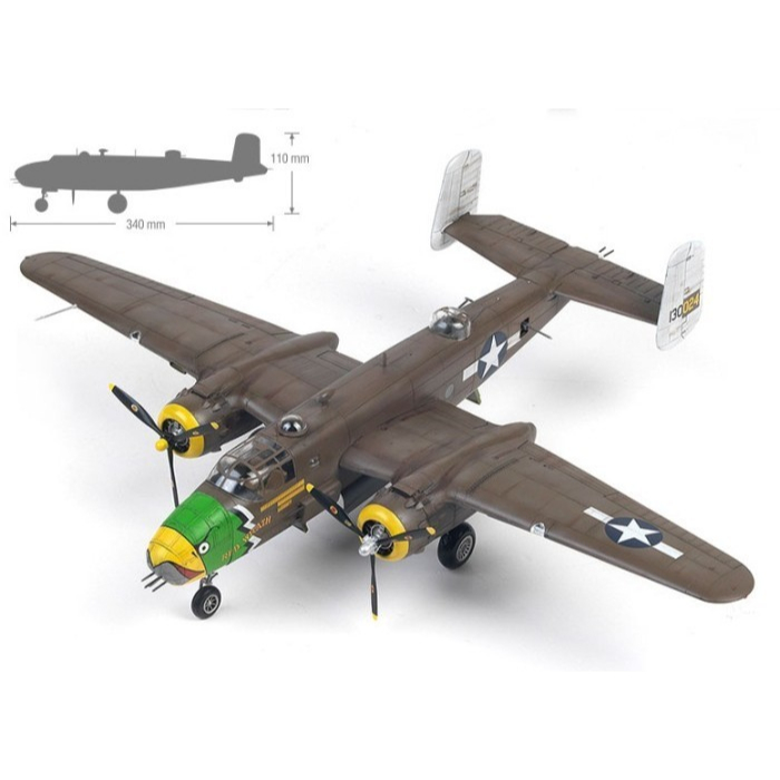 Jual Model Kit Academy USAAF B-25D "Pacific Theatre" 1/48 12328 ...