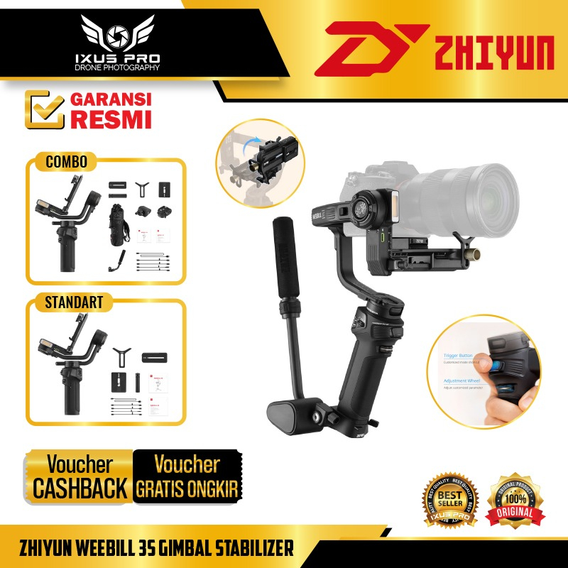 Jual Zhiyun WEEBILL 3S Gimbal Stabilizer / WEEBILL 3 S Basic Combo ...