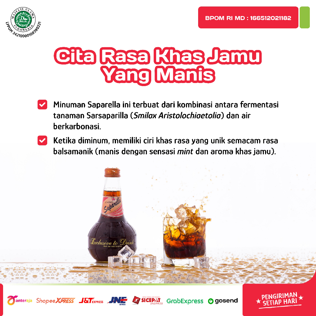 Jual Indo Saparella Minuman Jadul Jogya atau Limun Soda atau Soft Drink ...