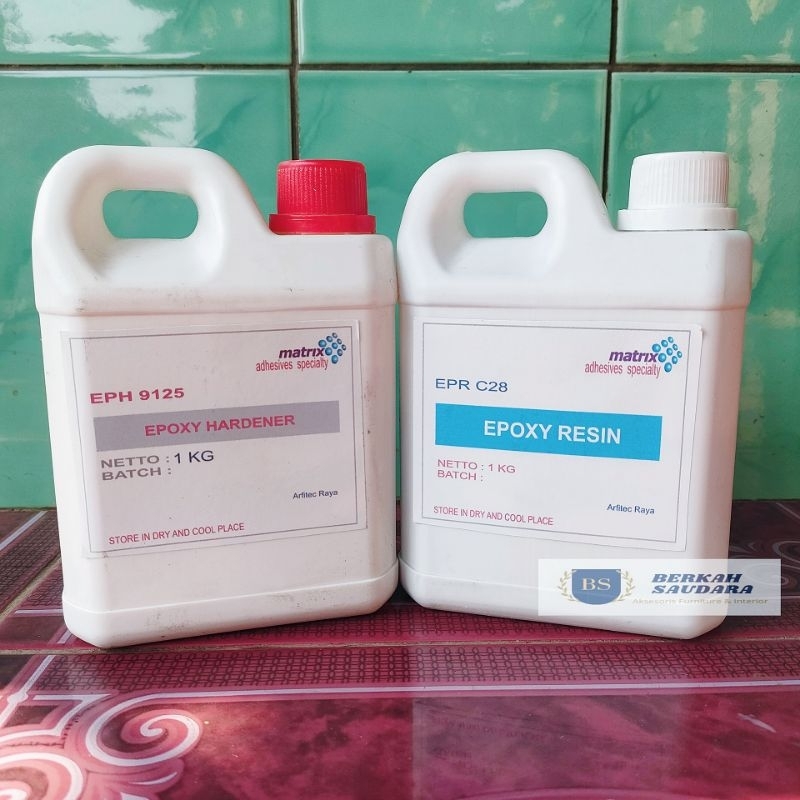 Jual Lem Epoxy Matrix 1set(1hardener 1resin) Mudah Merekat Kuat ...
