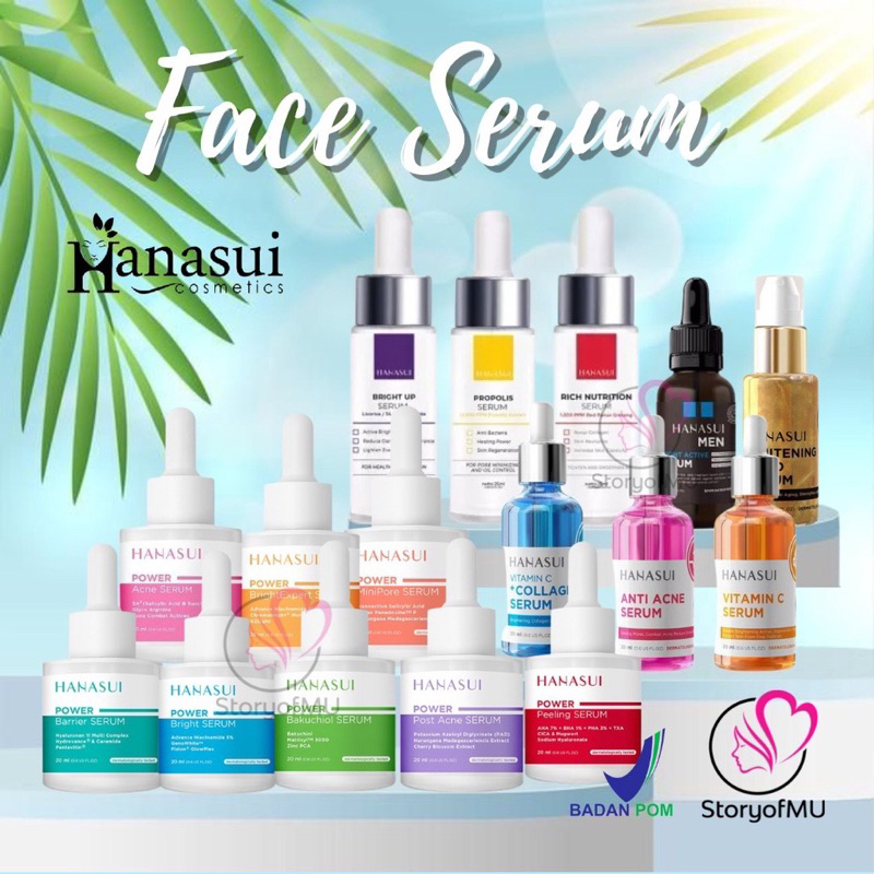 Jual HANASUI Face Serum Whitening Gold | Vitamin C + Collagen | Anti ...