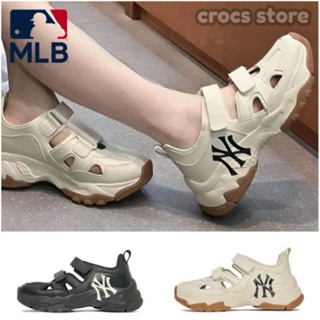 Jual MLB Korea Chunky Sandal Dia Monogram - Beige Original 2023