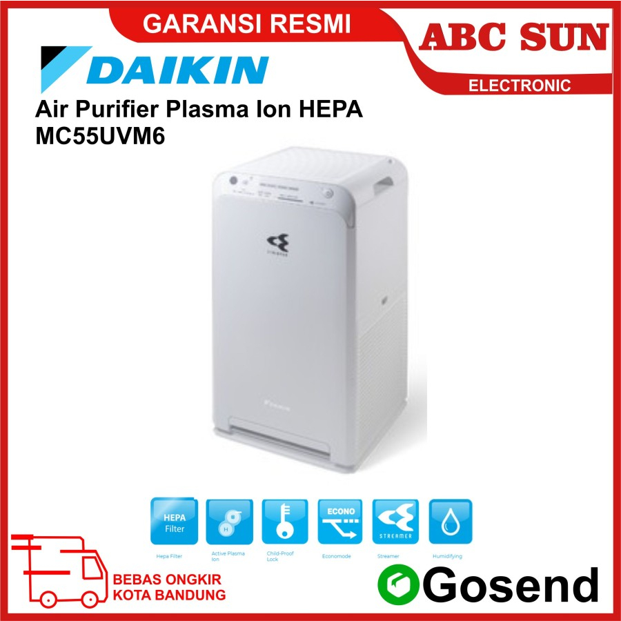 Jual AIR PURIFIER DAIKIN MC55UVM6 Streamer HEPA ION | Shopee Indonesia