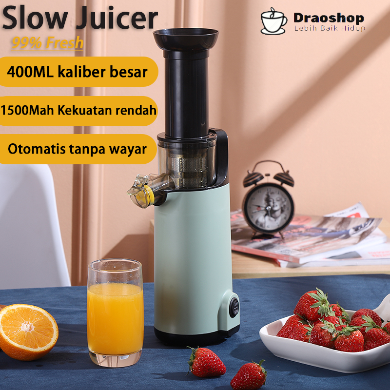 Jual Slow Juicer Portable 99 Fresh juicer tanpa ampas 400ml Kaliber kecil juicer jus buah