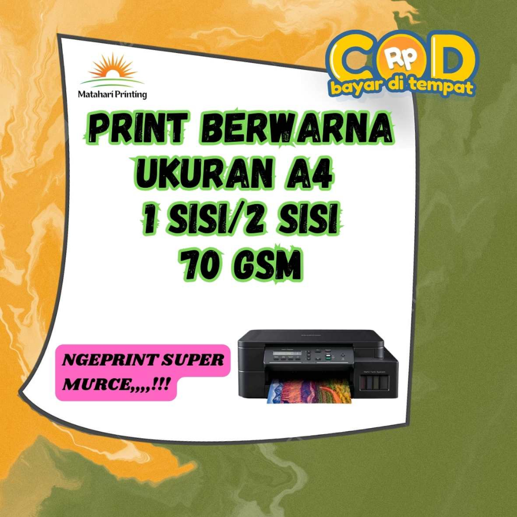 Jual Jasa Cetak Warna A4 Hvsjasa Cetak Makalahjasa Print Warna