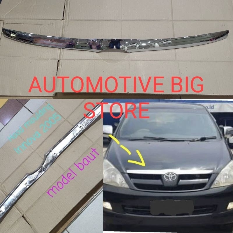 Jual Hood Moulding List Kap Mesin Innova Lama 2004 2005 2006 2007