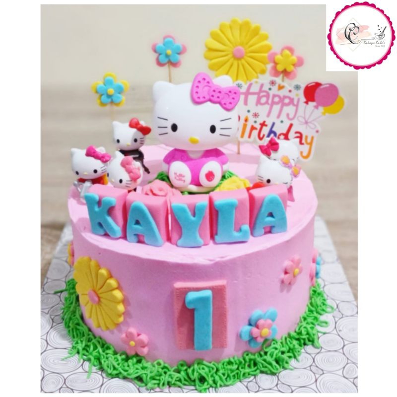Jual Kue Ultah Karakter Hello Kitty / Hello Kitty Cake / Kue Ulang