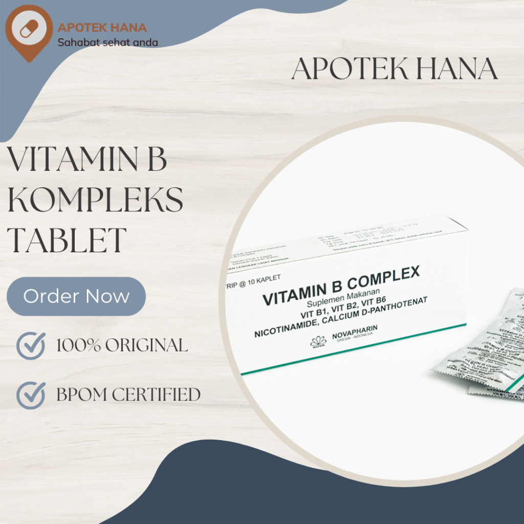 Jual Vitamin B Complex tablet Shopee Indonesia