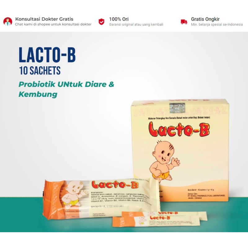 Jual Lacto B Diare Anak Serbuk Sachet Obat Lacto-B Lacto B Lakto Zr ...