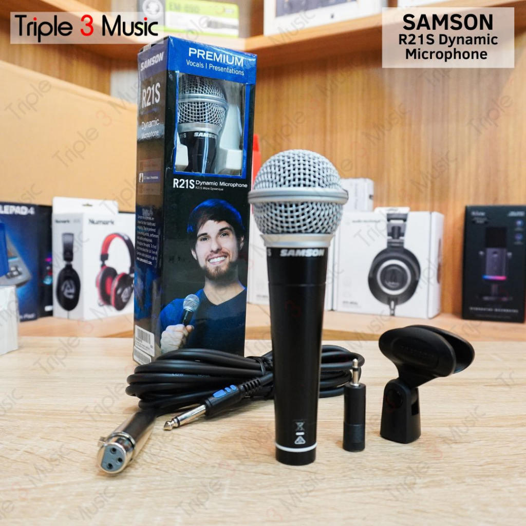 Jual Samson R21S Dynamic Microphone SCR21S | Shopee Indonesia