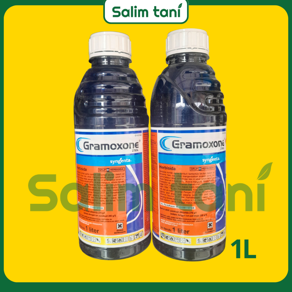 Jual GRAMOXONE 276SL HERBISIDA RACUN PEMBASMI RUMPUT & GULMA 1 LITER ...