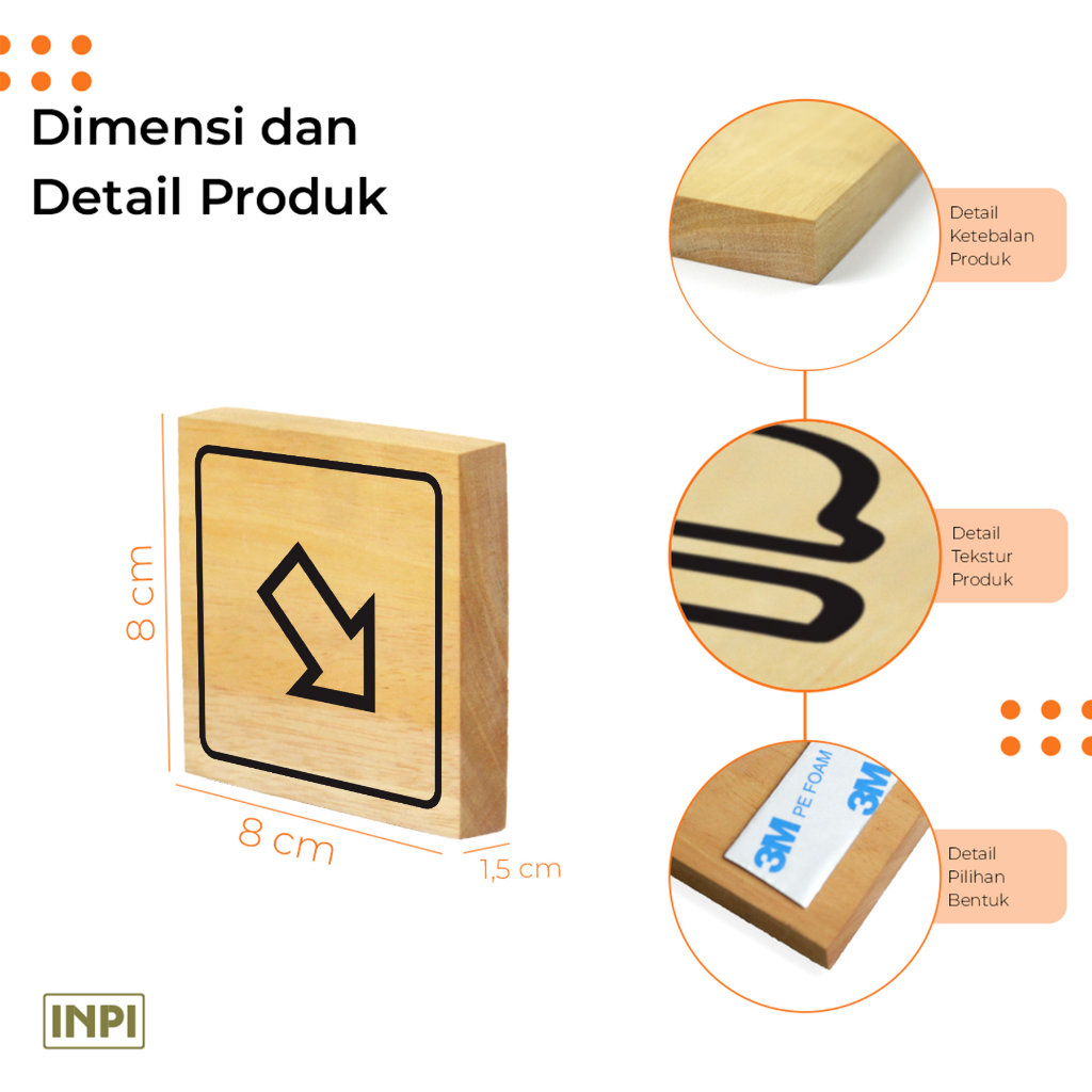 Jual INPI HOUSE Signage Directional, Wayfinding - Papan Tanda Arah ...