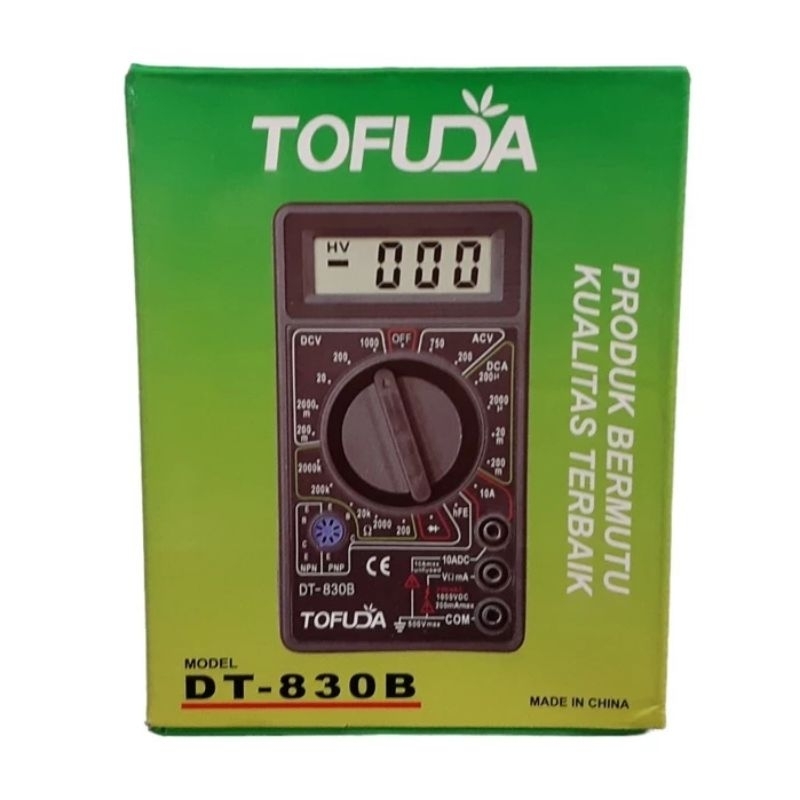 Jual Multimeter Digital AC/DC XL830L DT830 Voltage Tester / Multitester ...