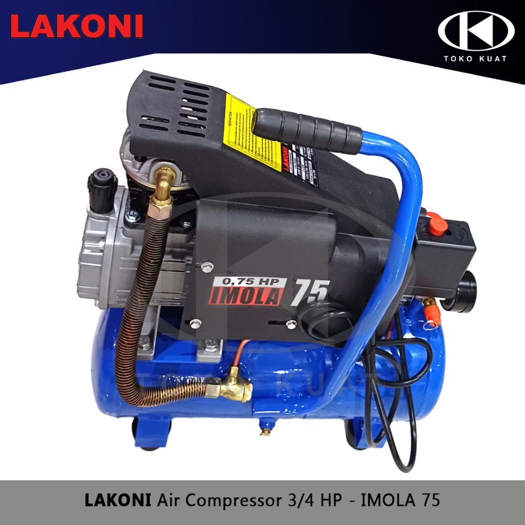 Jual LAKONI Air Compressor / Kompresor Udara 3/4 HP - IMOLA 75 | Shopee ...