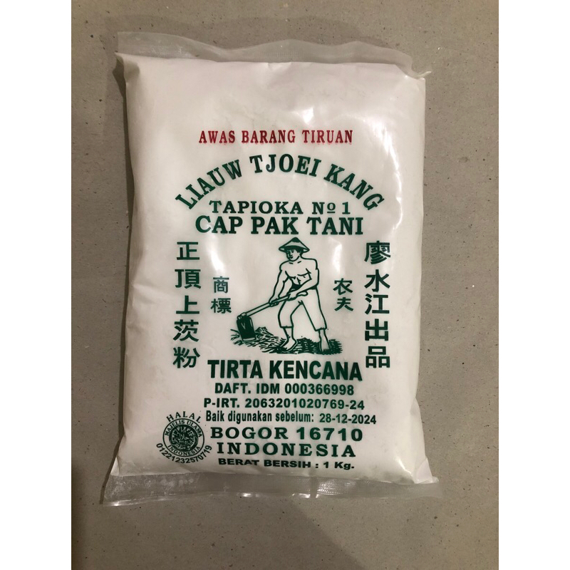 Jual Sagu Tani/Tepung Tapioka Asli Liauw Tjoei Kang/Liong Pit (1kg ...