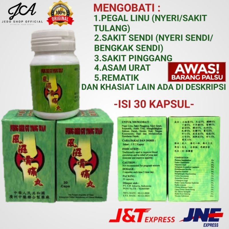 Jual Fung Seh Gu Tong Wan Original Obat Asam Urat Pegal Linu Nyeri