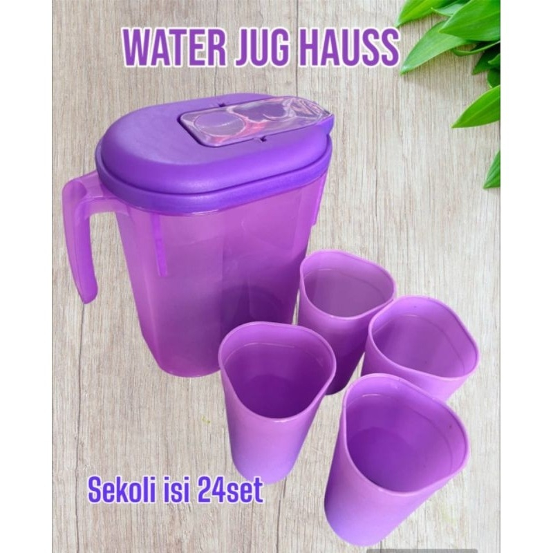 Jual Teko Air Set 4 Gelas Air Minum Waterjug Hauss Shopee Indonesia 3613