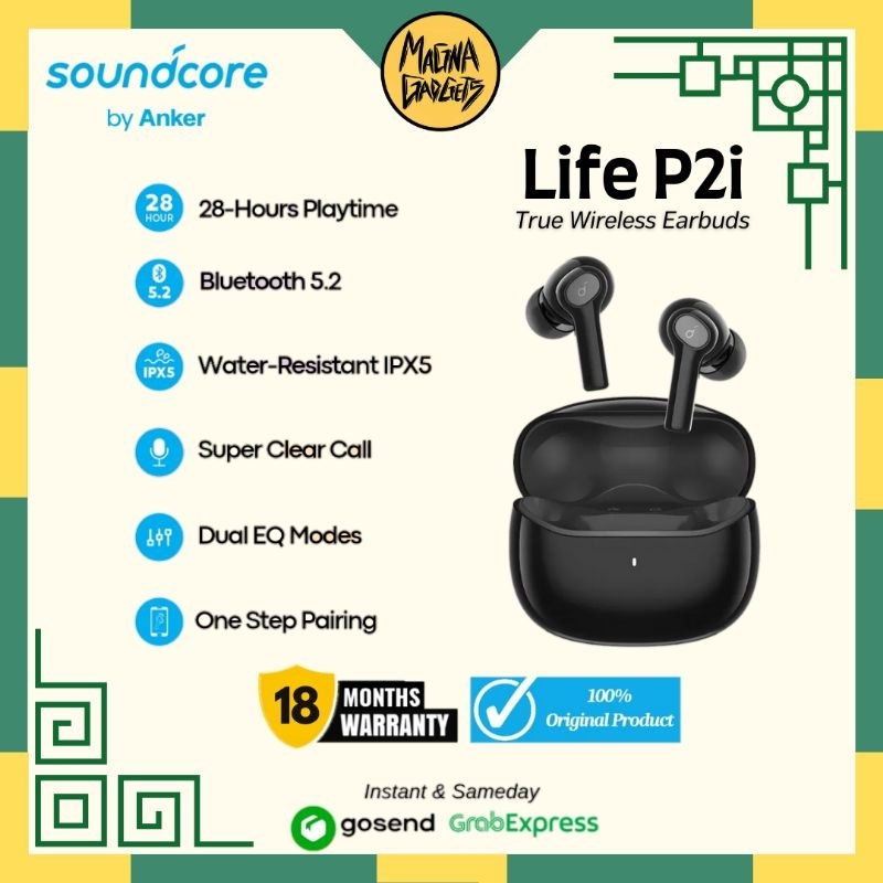 Jual Anker SoundCore Life P2i TWS Earbuds Bluetooth True Wireless ...