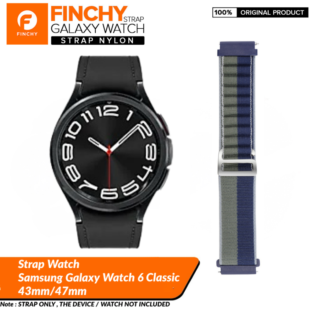 Jual Finchy Nylon Strap Samsung Galaxy Watch Classic 43mm 47mm