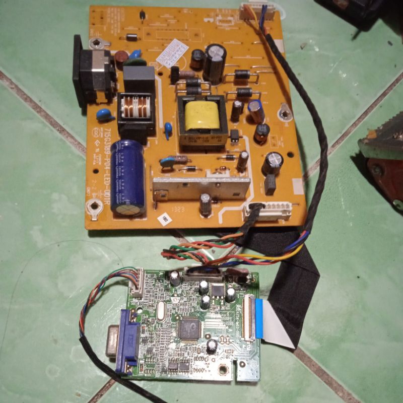 Jual seperti gambar mesin mainboard psu monitor acer P166hql | Shopee ...