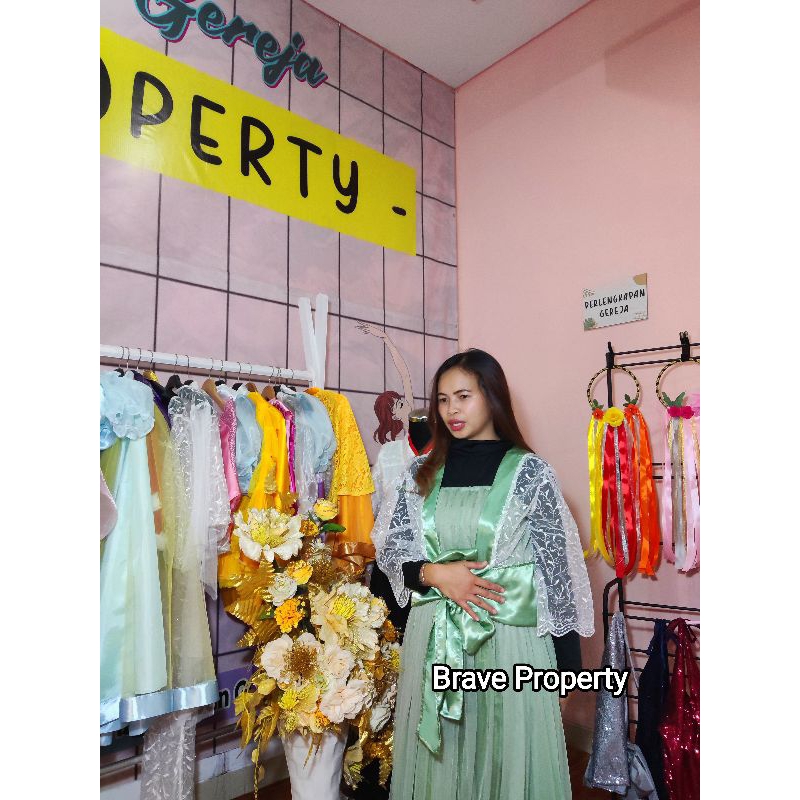 Jual KOSTUM TAMBORINE DRESS+OUTER 2 LOOK Shopee Indonesia