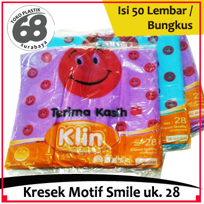 Kresek Smile ukuran 28