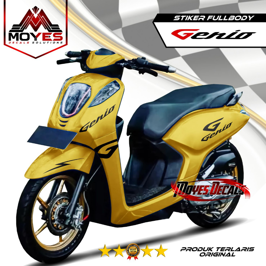 Jual Decal Sticker Honda Genio Full Body Desain Terbaru Simple Keren