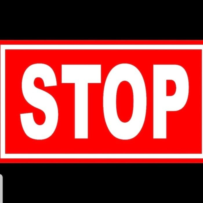 Jual Sign Plat K3 Rambu Safety Stop Scotlight Ukuran 20X35cm Plat Rambu ...