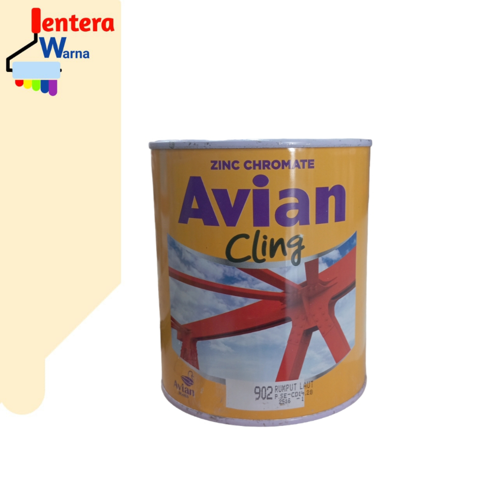 Jual AVIAN CLING ZINC CHROMATE 1 KG / CAT DASAR BESI Shopee Indonesia