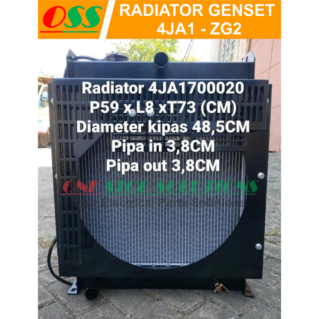 Jual RADIATOR GENSET ISUZU 4JA1-ZG2 4JA1 ZG2 4JA1700020 | Shopee Indonesia