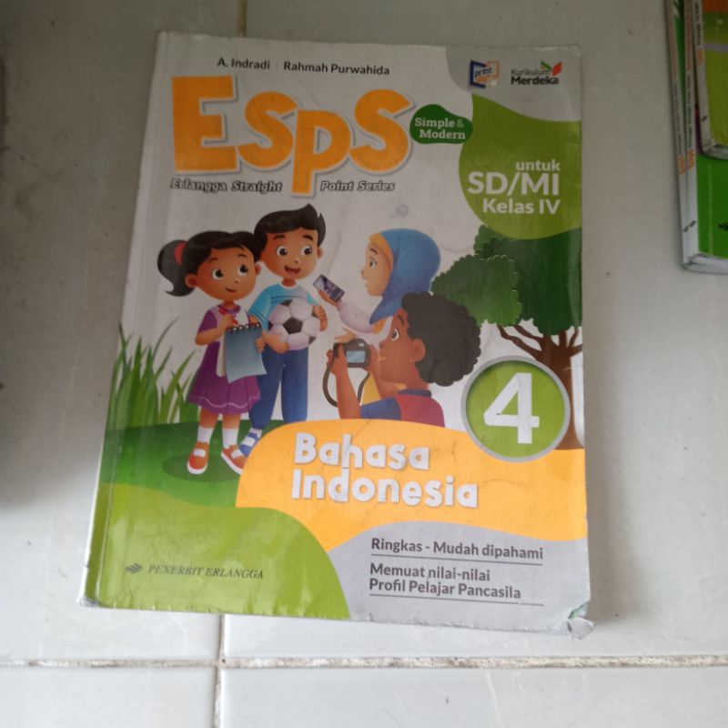 Jual Esps Bahasa Indonesia Untuk SD Mi Kelas 4 Kurikulum Merdeka ...