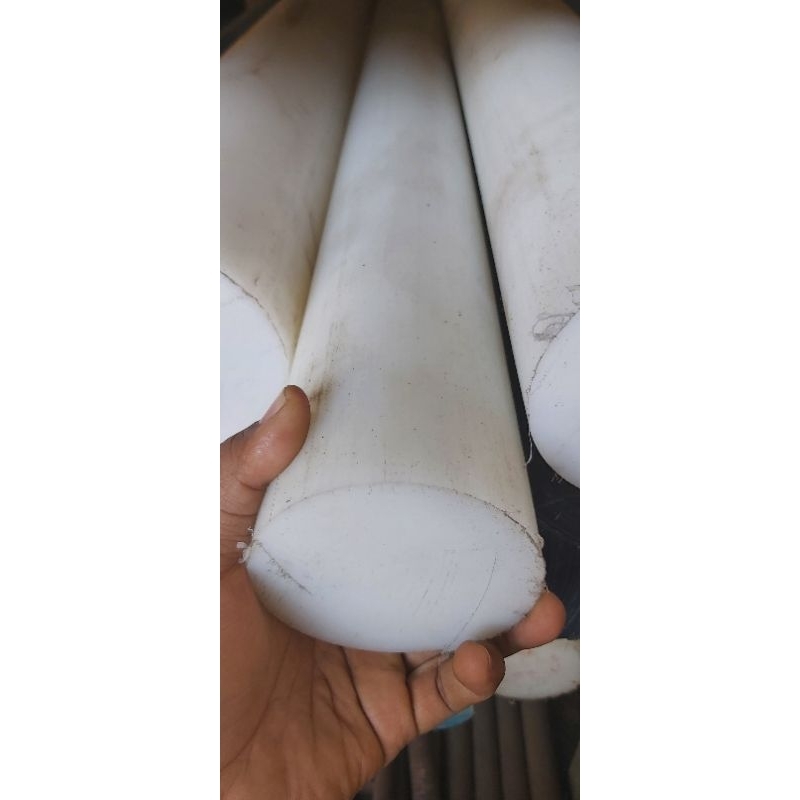 Jual As Nylon PE Rod Batangan 90mm Panjang 10cm Polyethelene HDPE ...