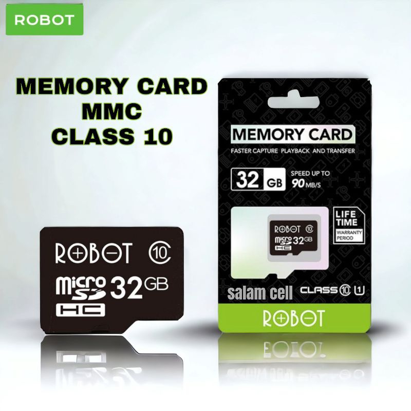 Jual Memory Card MMC ROBOT Class 10 Original Sd Card Garansi Resmi ...