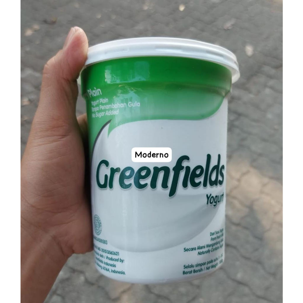 Jual Greenfields Yogurt plain 1 kg Shopee Indonesia