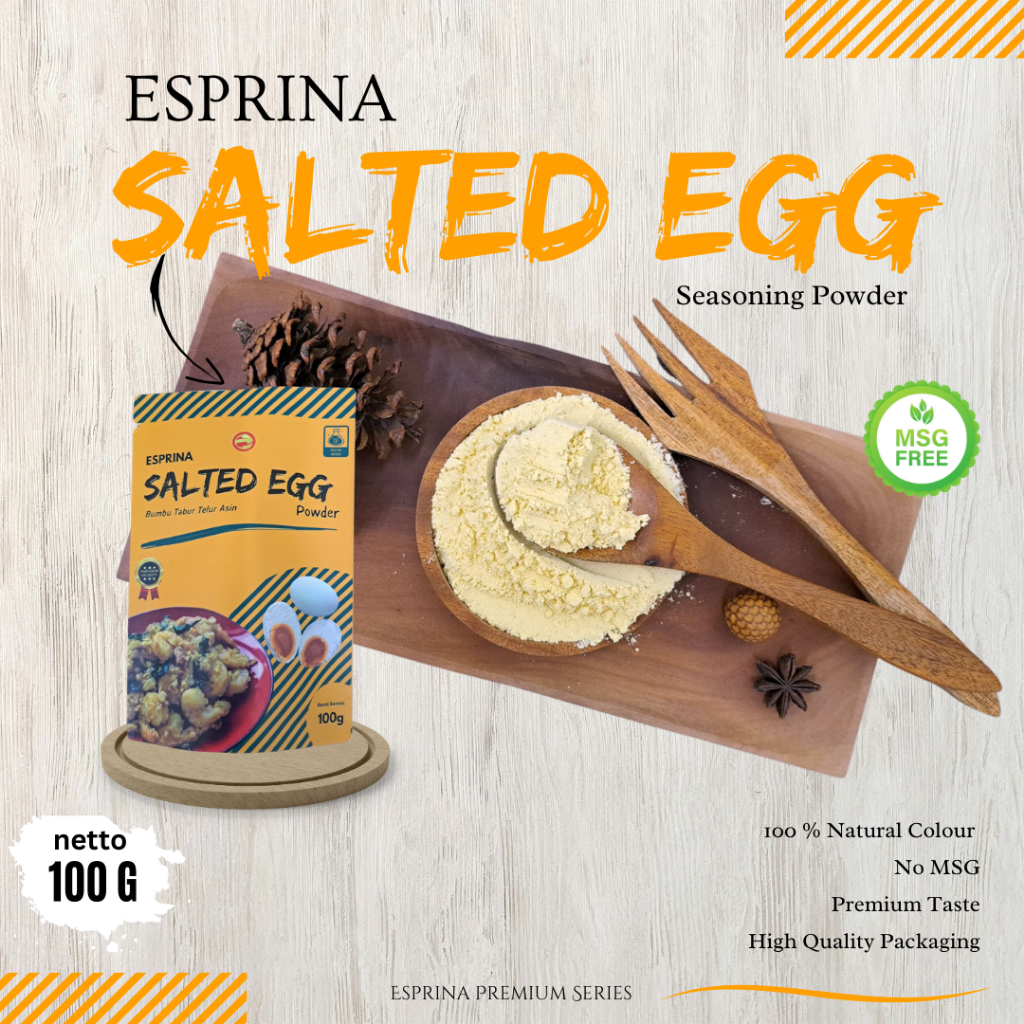Jual Bumbu Tabur Non MSG - Rasa Salted Egg - Rasa Telur Asin - Salted ...