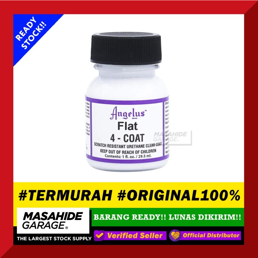 Jual TERMURAH Angelus Paint Acrylic Finisher Coat Anti Gores