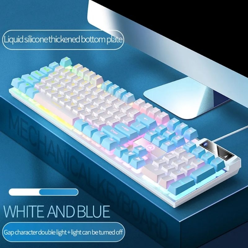 Jual FYPE Gaming Keyboard Mechanical RGB Cable Light K500 | Shopee ...