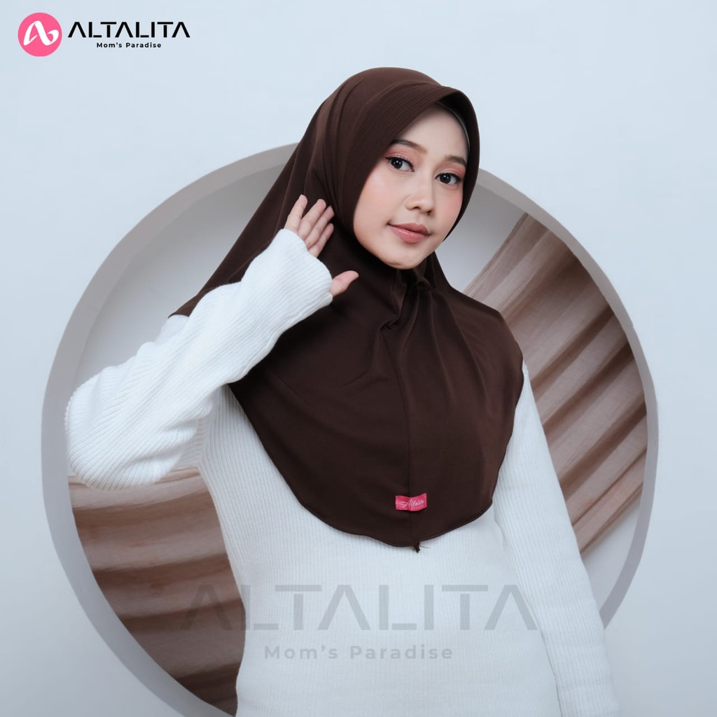 Jual Altalita - Kerudung Bergo Jersey Ukuran S M L Hijab Instan Qiara ...