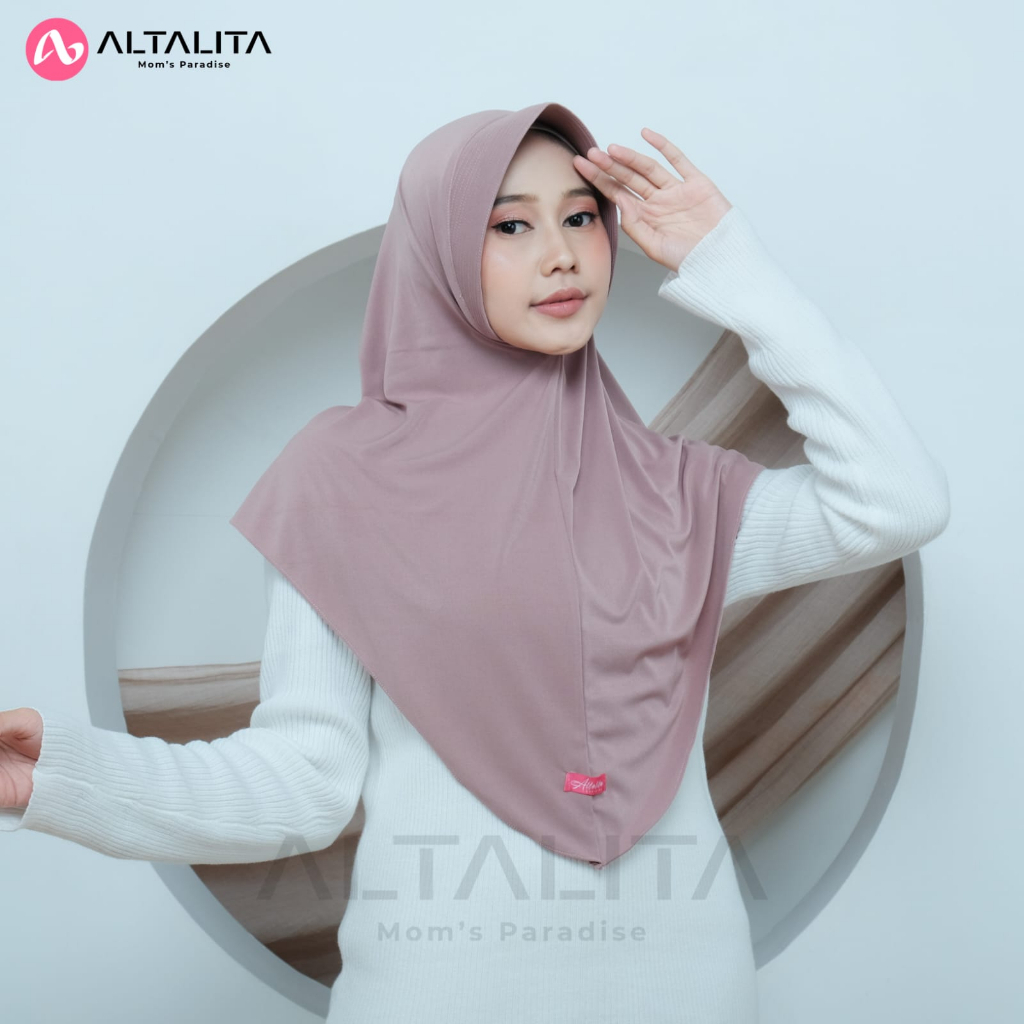 Jual Altalita - Kerudung Bergo Jersey Ukuran S M L Hijab Instan Qiara ...