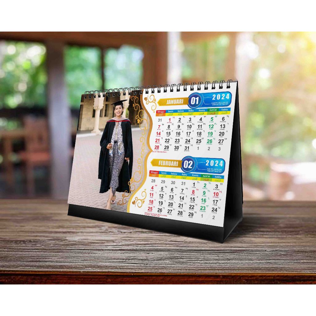 Jual Kalender Duduk Kalender Meja Kalender Duduk 2024 Kalender Custom Kalender Foto 4690