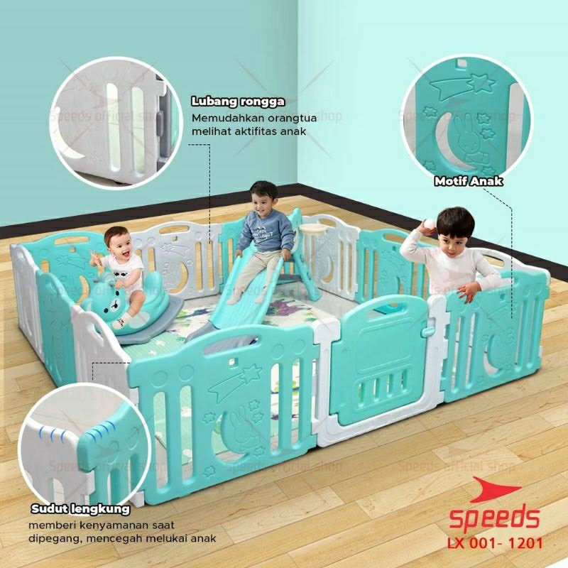 Jual SPEEDS Pagar Anak Pagar Bayi Babyfence Playfence Prosotan Kuda