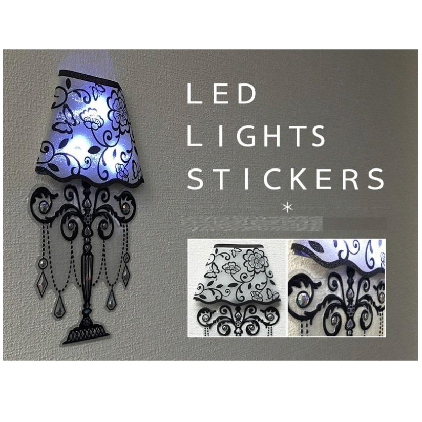 Jual Stiker Dekor Dinding /Sticker Lampu LED Aesthetic Cantik | Shopee