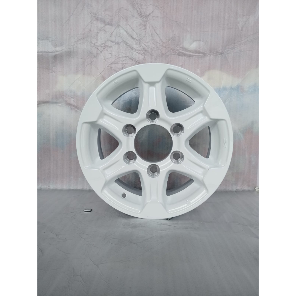 Jual VELG RACING TRAGA WHITE R14 ORIGINAL PAKO (1 biji), Kuat Muatan ...