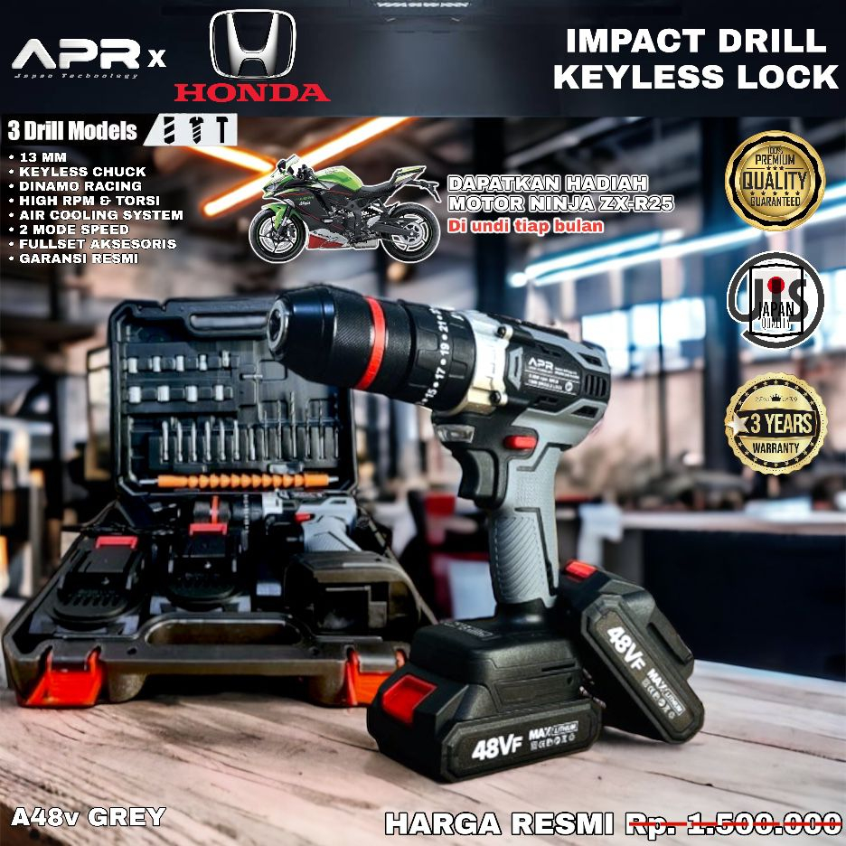 Jual cod bor baterai MAKITA garansi resmi 3thn APR JLD JAPAN impact