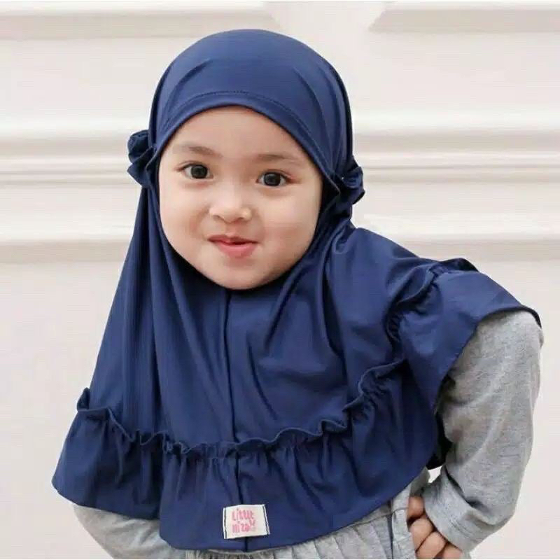 Jual HIJAB ANAK JERSEY KRIWIL BERGO ANAK TALI REMPEL KRIWIL BAHAN ...