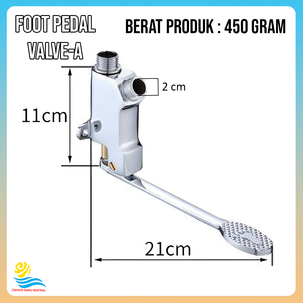 Jual Kran injak / cuci tangan injak / wastafel injak / foot pedal ...